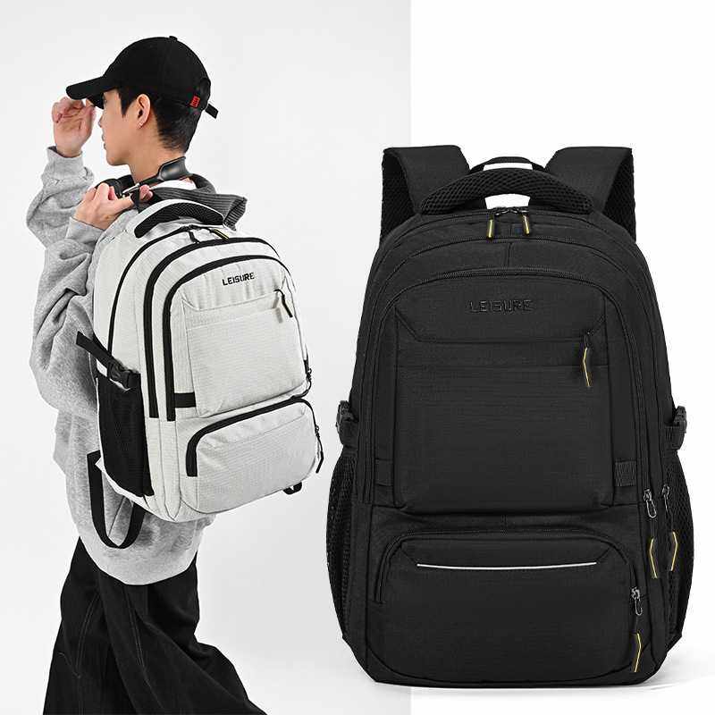 新款学生跨境旅行背包立体电脑包拼接大容量宽肩带青少年双肩书包,箱包皮具/热销女包/男包,双肩背包,淘宝优惠券,粉丝福利购,淘宝优惠卷