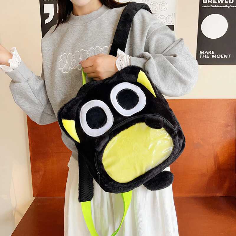 跨境新款罗小黑双肩包