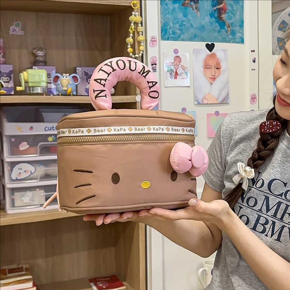 韩系高颜值蝴蝶结猫咪小方包