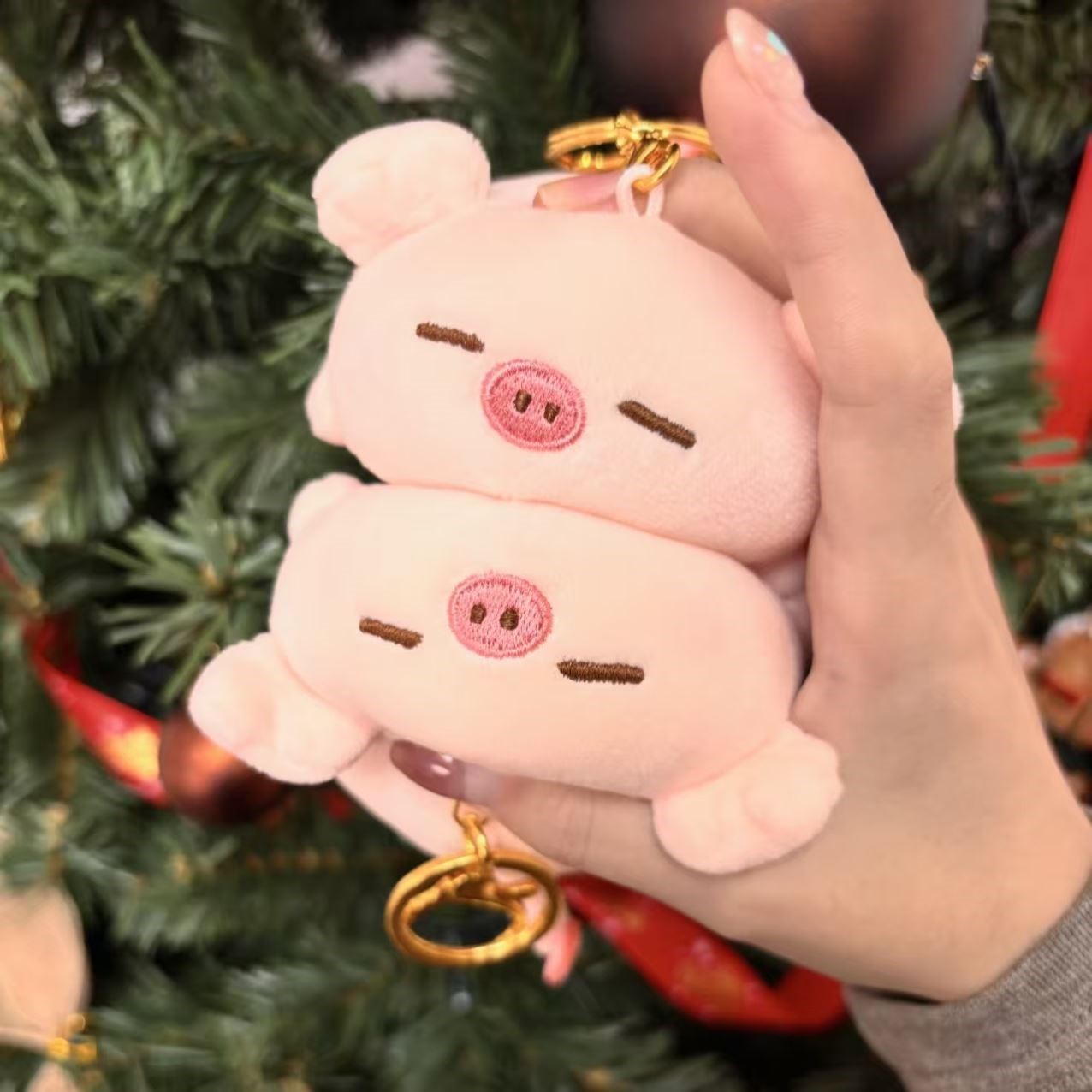 【MINIX0小猪玩偶新品挂件】bobo猪啵啵挂件毛绒包包挂件装饰定制