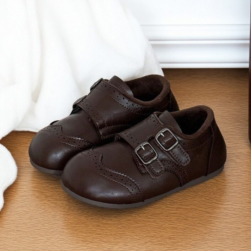 英伦风加绒儿童皮鞋冬2025新款女童乐福鞋男童二棉鞋魔术贴布洛克,童鞋/婴儿鞋/亲子鞋,皮鞋,淘宝优惠券,粉丝福利购,淘宝优惠卷