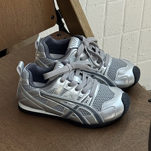 儿童德训鞋2026春夏新款男女童网面拼色阿甘鞋软底运动鞋跑步轻便