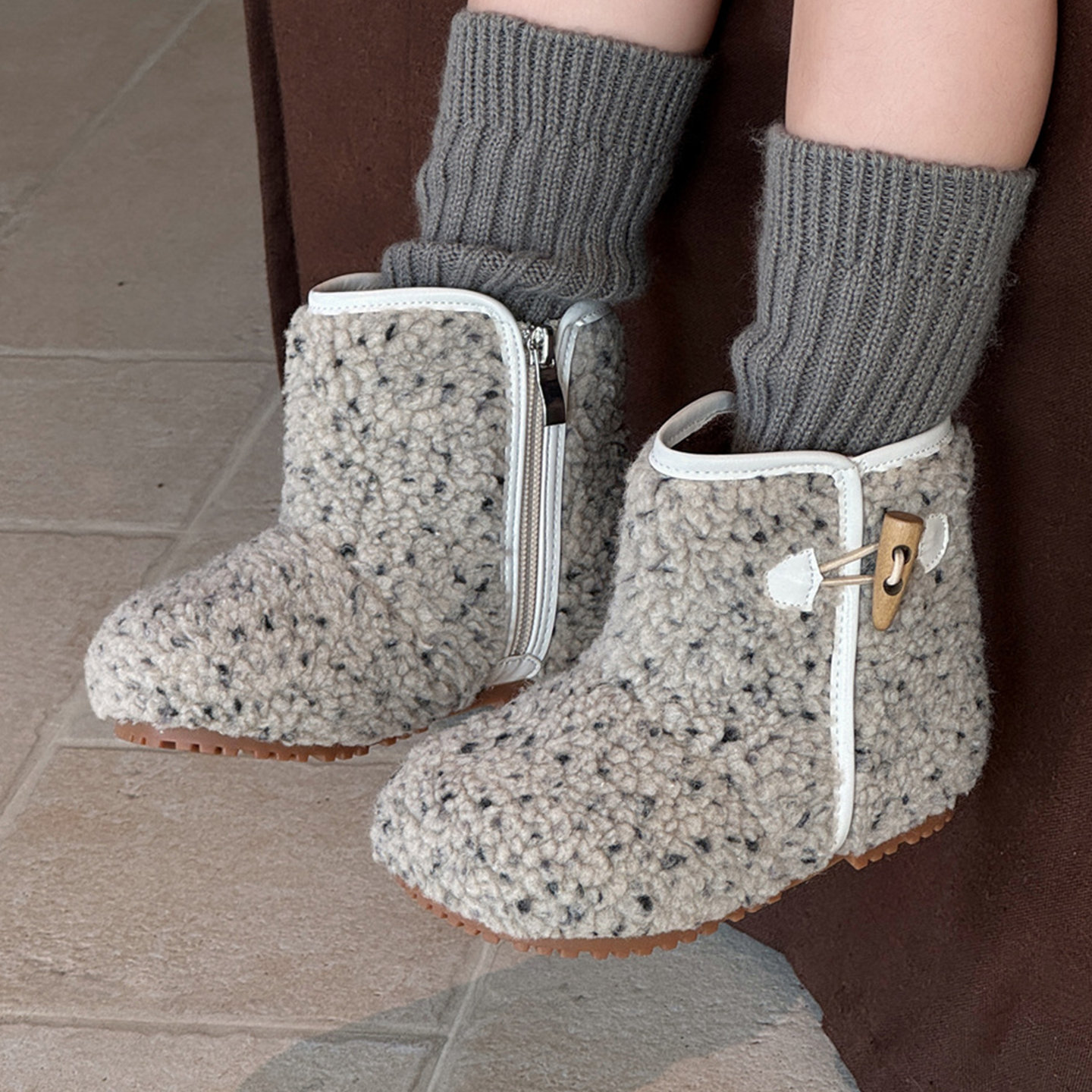 【全网热销】韩国抗寒保暖毛毛靴