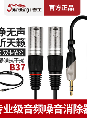 音王音频隔离变压器QRP-B37消除噪音杂音600欧3.5转双卡侬噪音演