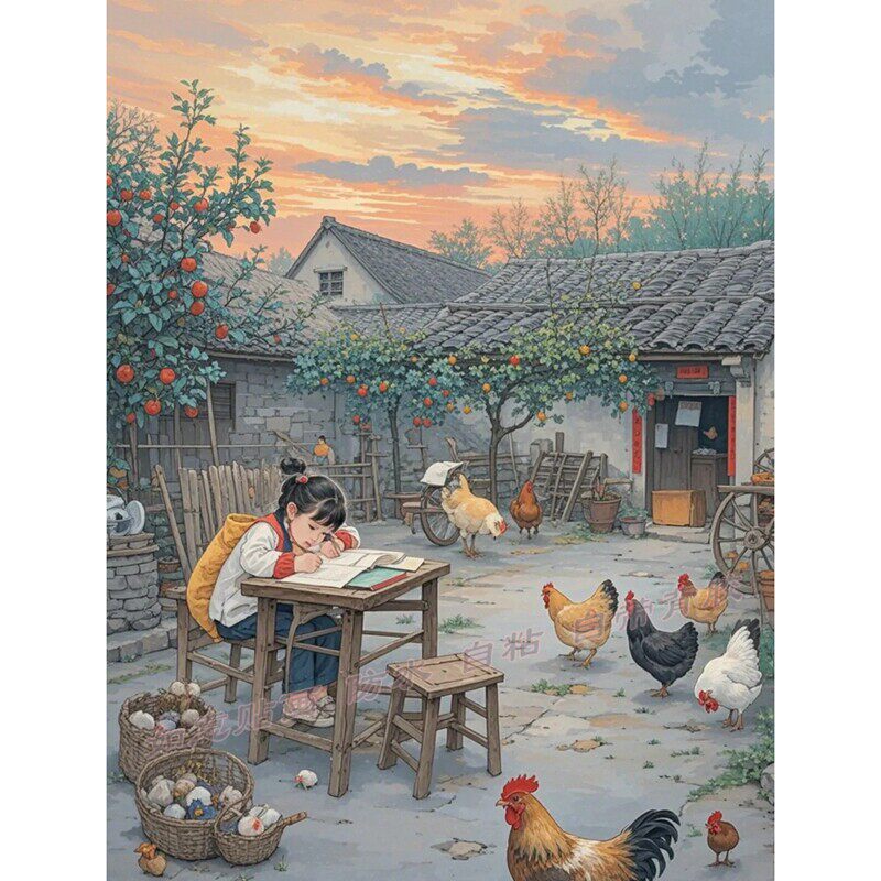 童年回忆贴画客厅卧室饭