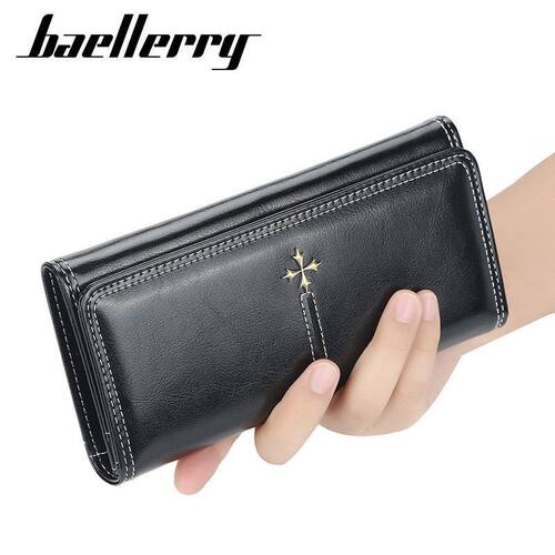 baellerry钱包新款女士长款韩版多卡位拉链手机包时尚百搭手拿包