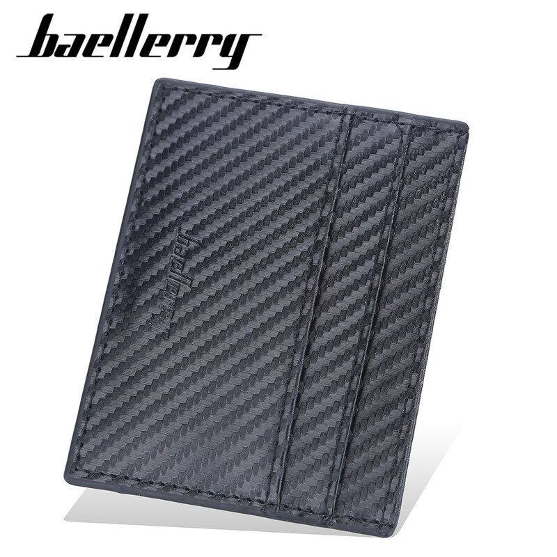 Baellerry新款碳纤维男卡包
