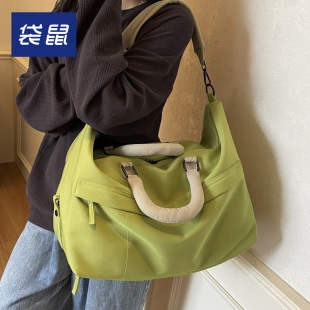 袋鼠旅行袋轻便防水大容量短途出行户外女士高颜值行李包结实耐用