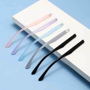 567号儿童硅胶防滑眼镜腿架更换匹配眼镜腿一对防掉眼镜框维修