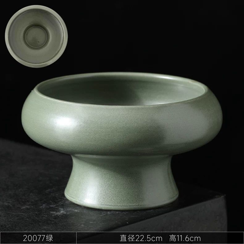 苔藓球高脚水培花盆蕨类造景水仙花盆