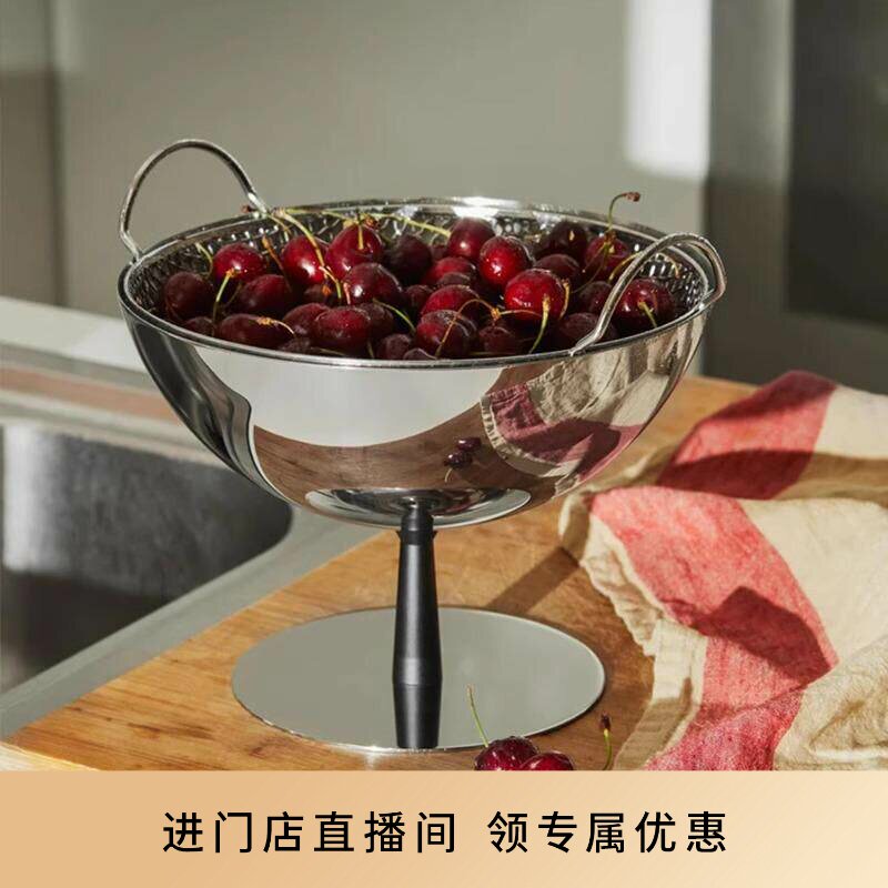 AC04不锈钢商用果篮装饰篮
