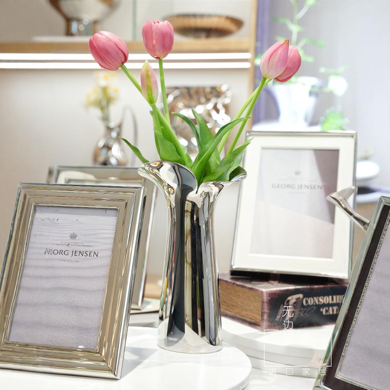 GeorgJensen北欧不锈钢花瓶