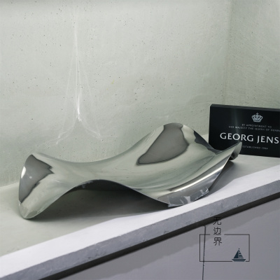 GeorgJensen乔治杰生COBRA弧影 水果盘点心盘