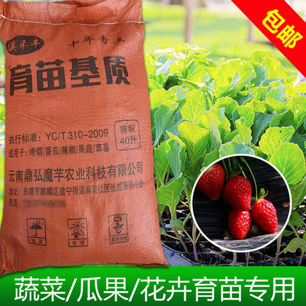 育苗基质土育苗专用果蔬蔬菜辣椒园艺种植通用营养土批发
