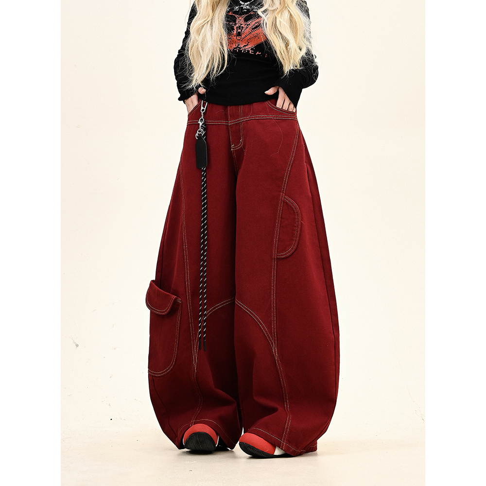 怕麻烦休闲百搭挂饰休闲裤