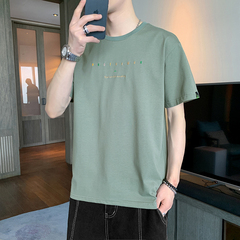 Short sleeve t-shirt men's fashion brand loose half sleeve T-shirt new summer men's clothes