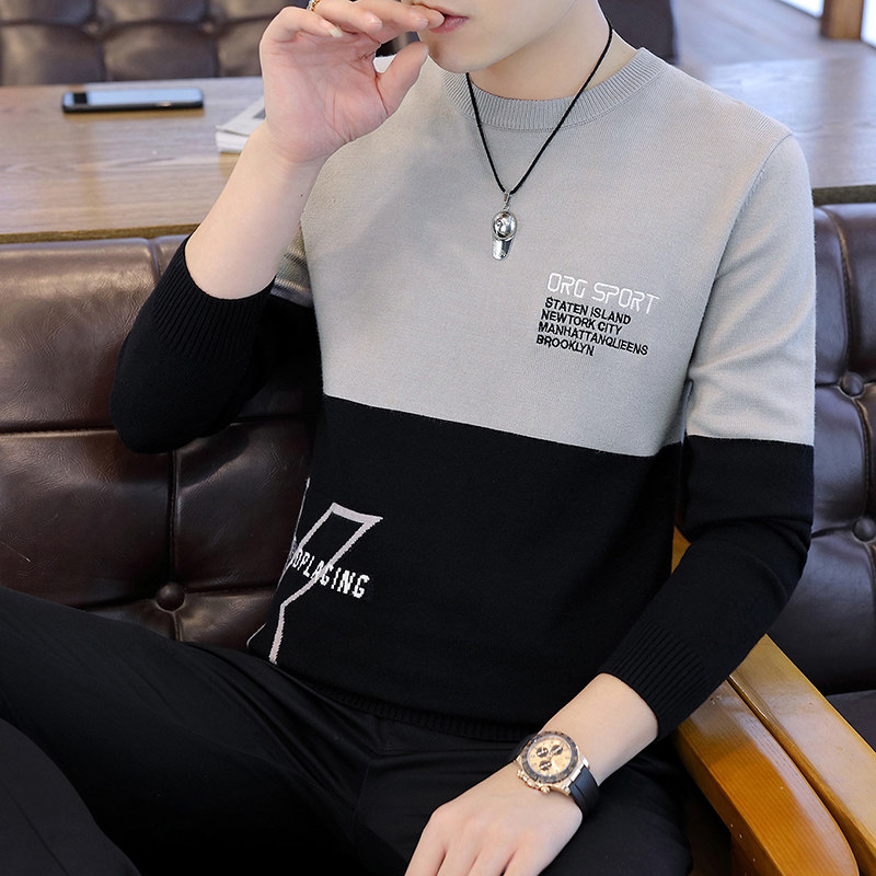 Men's T-shirt sweater new style men's coat in autumn and winter