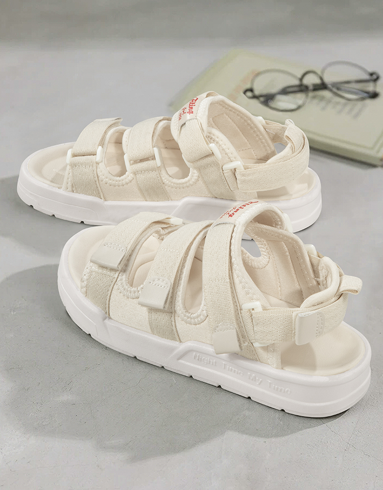 凉鞋女夏2021新款ins厚底运动