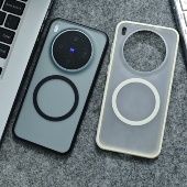 适用vivox300手机壳x300pro大孔磨砂冰晶护甲磁吸无线充电软边超薄vivi防摔保护壳简约男女蓝星防指纹