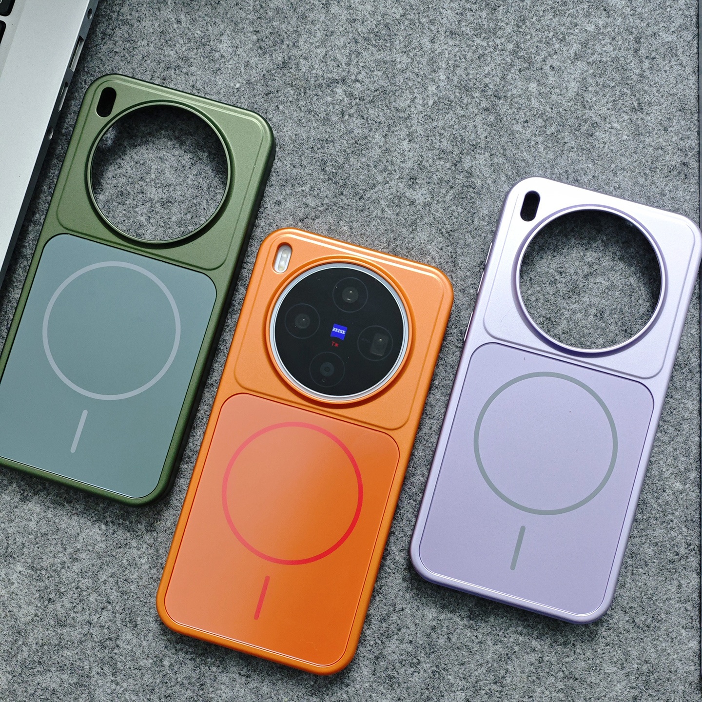 细环Magsafe磁吸壳适用vivox300手机壳x300pro高级感外壳vivi秒变苹果保护套创意男女AG磨砂手感磁吸无线充电