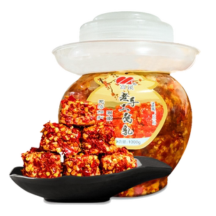 湖南特产 1000g富溪老山泉水制作的霉豆腐/豆腐乳原汁原味的腐乳