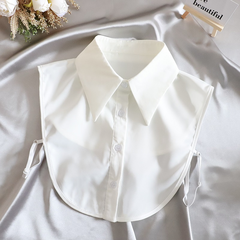 百搭雪纺尖领内搭假领子