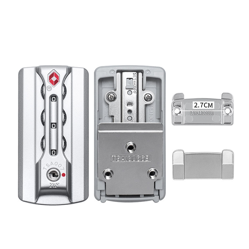 S041#行李箱锁配件TSA13066B锁扣行李箱拉杆箱扣锁YIF密码锁替换