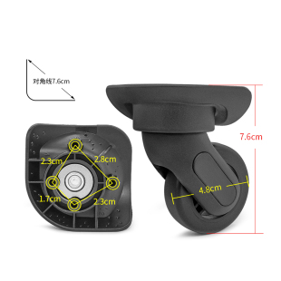 84静音万向轮DELSY法国大使拉杆箱行李箱配件轮子 宏盛A 原装 正品