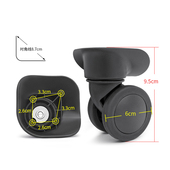 W085银座GNZA行李箱轮子奔轮BL 102万向轮配件HL 022万向轮配件