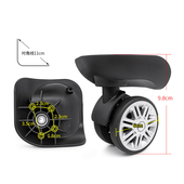 ITO拉杆箱行李箱轮子配件万向轮维修旅行箱包配件轮JL 071万向轮