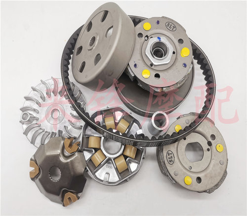 适用于睿彩QS125T-4B/4C瑞梦QS125T-5/5A前驱动盘后皮带轮离合器