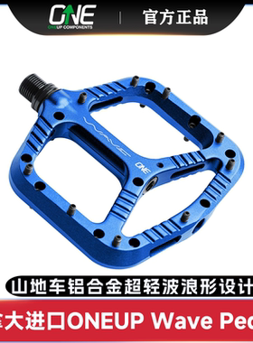 ONE UP加拿大进口Wave Pedals 速降山地车铝合金超轻防滑波浪脚踏