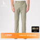 男士 通勤休闲裤 通勤肌理感长裤 锥形裤 纯色时尚 Hazzys哈吉斯夏季