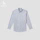 商场同款 HAZZYS哈吉斯26春夏新款 休闲男通勤长袖 格纹衬衫 上装