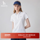 POLO衫 女士夏季 T恤通勤时尚 Hazzys哈吉斯短袖 运动修身 英伦风上衣