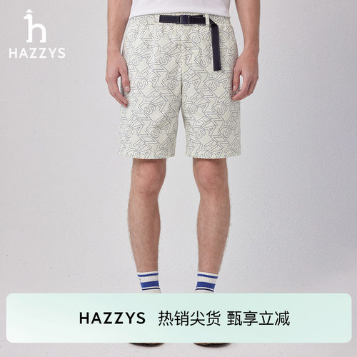 hazzys宽松休闲运动短裤