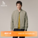 气质外套夹克 外套通勤休闲保暖上衣潮流长袖 HAZZYS哈吉斯秋季 男士