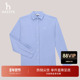 通勤休闲简约牛津纺长袖 Hazzys哈吉斯衬衫 上衣女秋冬潮流时尚 衬衣