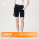 潮流多色附带腰带净色裤 休闲裤 子 女士春夏时尚 Hazzys哈吉斯短裤