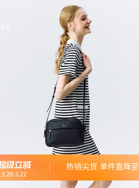 Hazzys哈吉斯斜挎包女士时尚通勤休闲相机包潮流女包单肩包