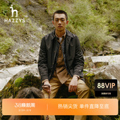 休闲外套男 可脱卸风衣时尚 Hazzys哈吉斯秋季 简约男士