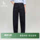 春季 休闲裤 甄选 女时尚 子通勤潮流长裤 Hazzys哈吉斯弯刀牛仔裤