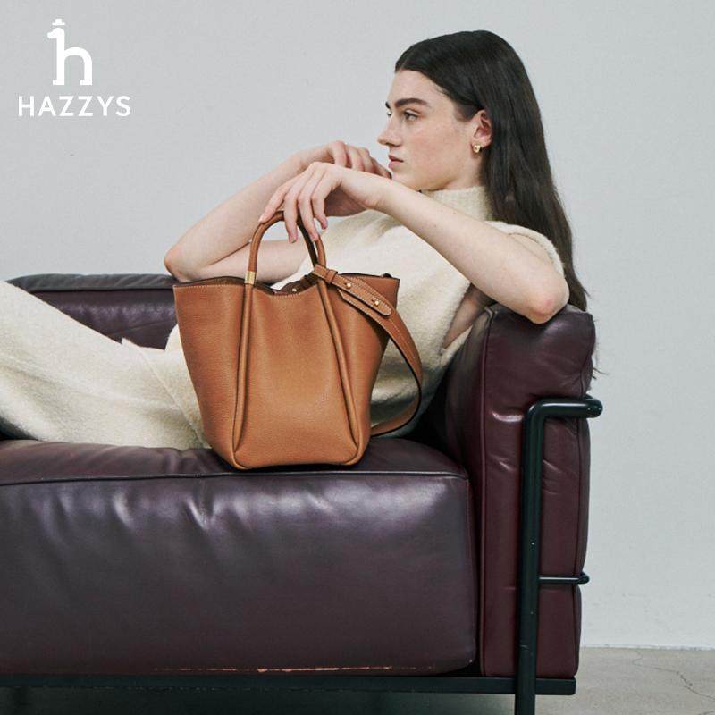 Hazzys哈吉斯女士手拎包时尚通勤斜挎包挂耳包潮流手提包,箱包皮具/热销女包/男包,托特包,淘宝优惠券,粉丝福利购,淘宝优惠卷