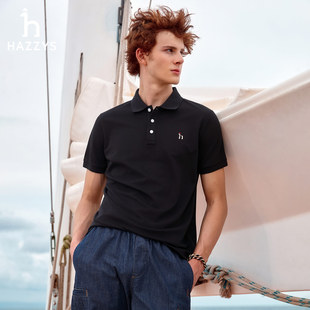 【所有女生直播间】Hazzys哈吉斯男凉感T恤珠地网眼短袖Polo