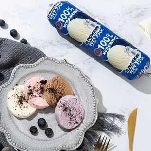 【1支】俄罗斯海象城堡香肠奶油蓝莓冰淇淋巧克力口味冰激凌雪糕