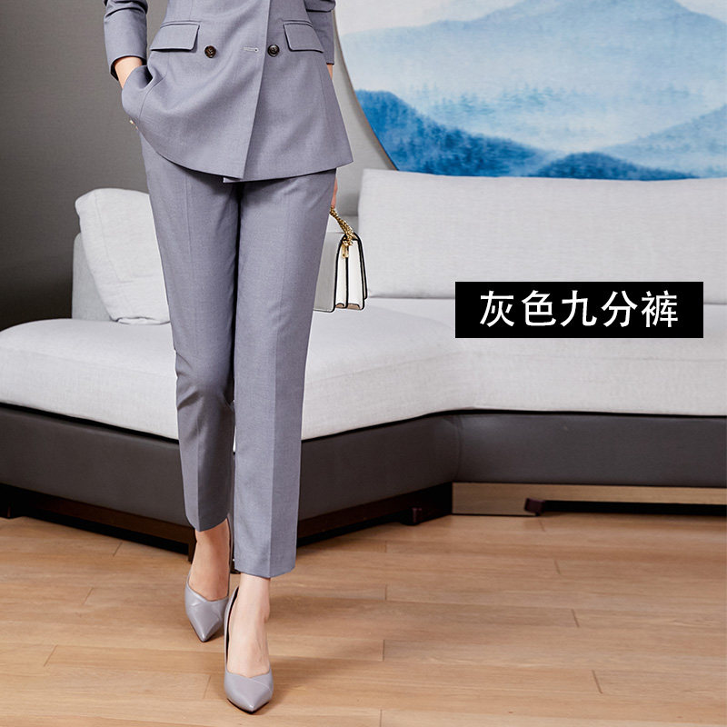 여성 고급 양복 봄 가을 전문 면접복 패셔너블한 기질 사무직 작업복 능력있고 스타일리시하다