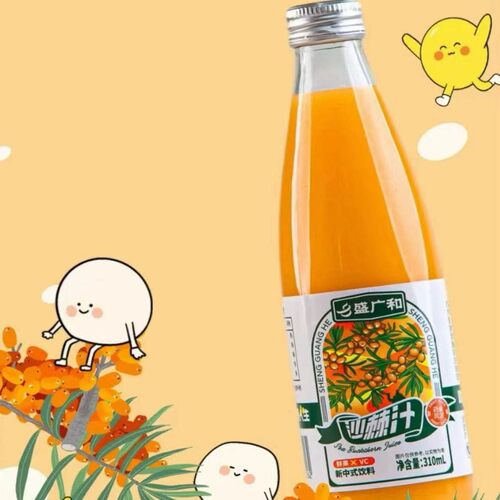 临期特价 盛广和 沙棘汁饮料310ml 休闲聚会聚餐办公果蔬汁饮品