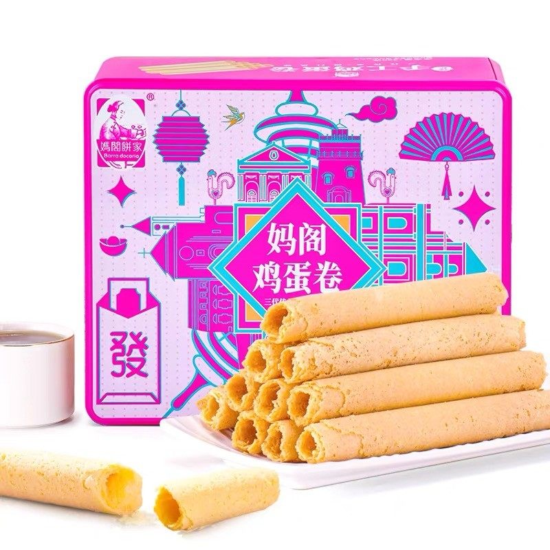 临期特价 妈阁鸡蛋卷380g饼干糕点精致礼盒装手信送礼休闲零食品