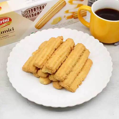 临期特价 意大利安诺尼克鲁米尼经典/卡尼斯雷利糖霜黄油饼干120g