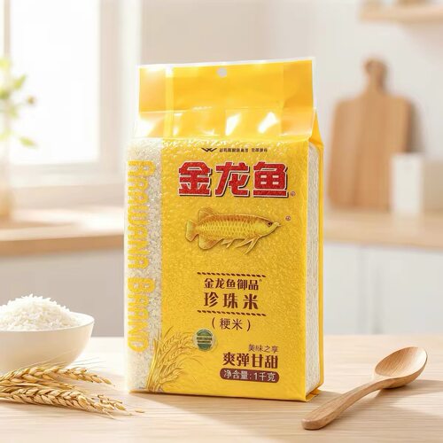 临期特价 金龙鱼珍珠米梗米1kg爽弹甘甜御品珍珠大米东北梗米圆粒